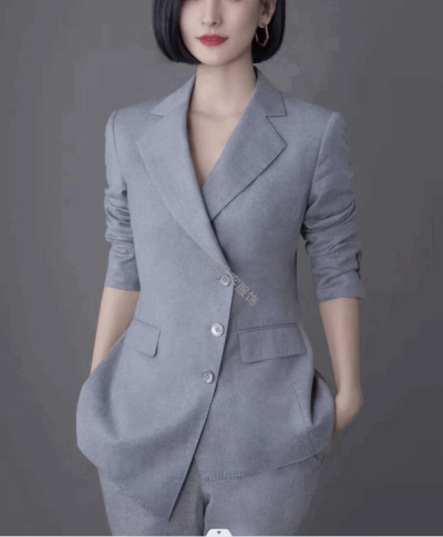 女士商务西服图片